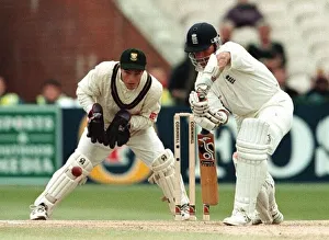 Alec Stewart England cricket captain July 1998 At the wicket during the third test Alec Stewart England cricket captain July 1998 At the wicket during the third test