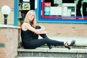 Alex Fletcher, actress who stars as Jacqui Dixon in Brookside, Liverpool Alex Fletcher, actress who stars as Jacqui Dixon in Brookside, Liverpool