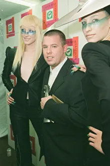 Alexander McQueen after being named British Designer of The Year at the Lloyds Bank Alexander McQueen after being named British Designer of The Year at the Lloyds Bank