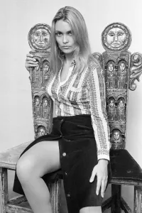 Alexandra Bastedo, British actress, Daily Mirror Studios, London Alexandra Bastedo, British actress, Daily Mirror Studios, London