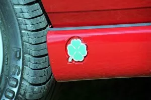 Images Dated 26th August 1997: ALFA ROMEO 145 CLOVER LEAF LOGO AUGUST 1997