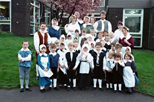 All dressed up and ready to go - Meltham youngsters get ready for a trip back in time All dressed up and ready to go - Meltham youngsters get ready for a trip back in time