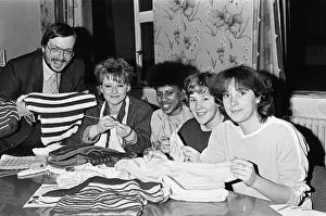 Almondbury Youth Club members are helping an Oxfam appeal to knit pullovers for Ethiopia Almondbury Youth Club members are helping an Oxfam appeal to knit pullovers for Ethiopia
