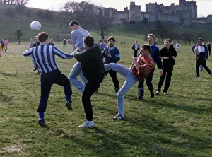 Alnwick Shrove Tuesday Football Match, Tuesday 3rd March 1992 Alnwick Shrove Tuesday Football Match, Tuesday 3rd March 1992