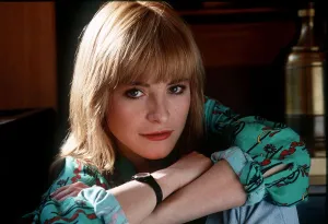 Amanda Donohoe actress who starred in film Castaway with Oliver Reed circa 1988 Amanda Donohoe actress who starred in film Castaway with Oliver Reed circa 1988