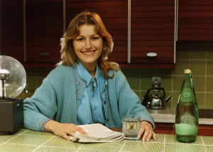Amanda Hillwood actress at home October 1988 Amanda Hillwood actress at home October 1988