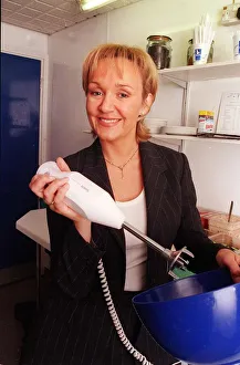 Amanda Reddington actress March 1998 is pictured holding a Bamix swiss made hand held Amanda Reddington actress March 1998 is pictured holding a Bamix swiss made hand held