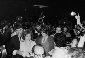 American actor John Travolta 1978 and American actress Marilu Henner American actor John Travolta 1978 and American actress Marilu Henner