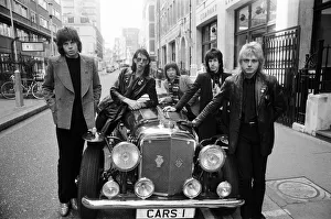 American group The Cars'. Left to right Elliot Easton, Rick Ocasek, Greg Harkes American group The Cars'. Left to right Elliot Easton, Rick Ocasek, Greg Harkes