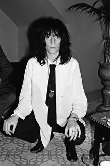 American punk singer Patti Smith. 11th May 1976 American punk singer Patti Smith. 11th May 1976