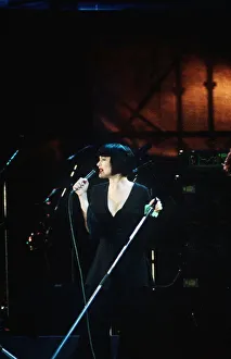 American Singer Cyndi Lauper performs at the John Lennon Tribute Concert American Singer Cyndi Lauper performs at the John Lennon Tribute Concert