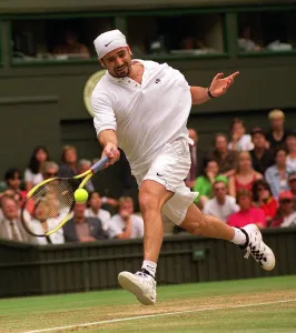 ANDRE AGASSI WIMBLEDON TENNIS CHAMPIONSHIPS 1995 03/07/1995 ANDRE AGASSI WIMBLEDON TENNIS CHAMPIONSHIPS 1995 03/07/1995