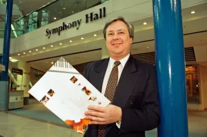 Andrew Jowett, director of Birmingham Symphony Hall. 25th February 1994 Andrew Jowett, director of Birmingham Symphony Hall. 25th February 1994
