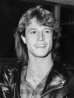 Andy Gibb, younger brother of Maurice, Barry and Robin Gibb of the Bee Gees pop group Andy Gibb, younger brother of Maurice, Barry and Robin Gibb of the Bee Gees pop group