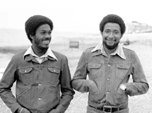 Andy Roberts and Michael Holding May 1976 West Indies Cricket Players pictured at Andy Roberts and Michael Holding May 1976 West Indies Cricket Players pictured at