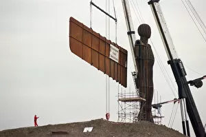 Images Dated 13th January 1998: The Angel of the North is a contemporary sculpture, designed by Antony Gormley