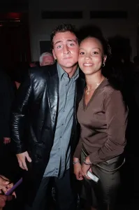 Angela Griffin Actress September 98 At the TV Quick Awards in london with her Angela Griffin Actress September 98 At the TV Quick Awards in london with her