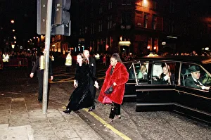 Angelina Jolie arrriving at the premier for the film Trainspotting. 15th February 1996 Angelina Jolie arrriving at the premier for the film Trainspotting. 15th February 1996