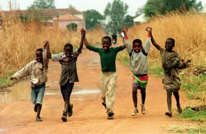 Angola Landmines 1997 Children now can play on the minefield Princess Diana walked Angola Landmines 1997 Children now can play on the minefield Princess Diana walked