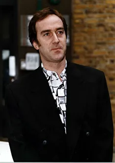 Angus Deayton Actor Comedian and Writer leaves his office Angus Deayton Actor Comedian and Writer leaves his office