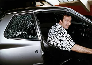 Angus Deayton Actor and TV Presenter gets into his car Angus Deayton Actor and TV Presenter gets into his car