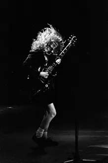 Angus Young from the rock group ACDC. Picture taken 20th Angus Young from the rock group ACDC. Picture taken 20th