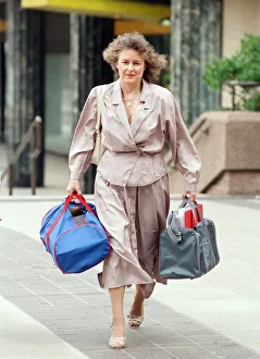 Anne Jones, girlfriend of Ken Dodd, pictured during his tax fraud trail. 15th July 1989 Anne Jones, girlfriend of Ken Dodd, pictured during his tax fraud trail. 15th July 1989