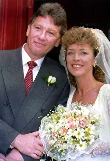 Anne Kirkbride actress who plays Deirdre in Coronation Street with husband David Beckett Anne Kirkbride actress who plays Deirdre in Coronation Street with husband David Beckett