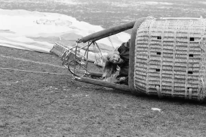 Anneka Rice attempts to fly a hot air balloon, with her friends Paul Nicholas Anneka Rice attempts to fly a hot air balloon, with her friends Paul Nicholas