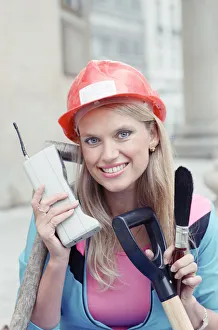 Anneka Rice TV Presenter promoting her new series Challenge. 30th August 1989 Anneka Rice TV Presenter promoting her new series Challenge. 30th August 1989