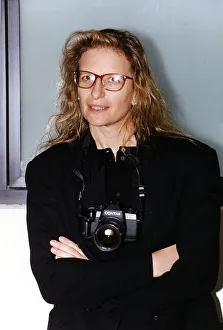 Annie Leibovitz American portrait photographer at the National Portrait Gallery, London Annie Leibovitz American portrait photographer at the National Portrait Gallery, London