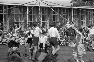 Annual May dance celebrations at Roseworth School, Stockton. May 1971 Annual May dance celebrations at Roseworth School, Stockton. May 1971