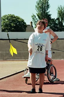 The annual sports day at Clairville Stadium for people with special needs. 17th July 1996 The annual sports day at Clairville Stadium for people with special needs. 17th July 1996