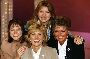 Images Dated 30th September 1993: Anthea Turner TV Presenter with Ex-Presenters