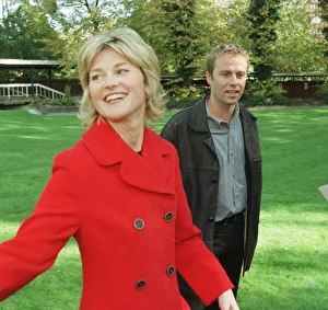 Anthea Turner TV Presenter October 1998 with manager Paul Wordsley at the Bravest Anthea Turner TV Presenter October 1998 with manager Paul Wordsley at the Bravest