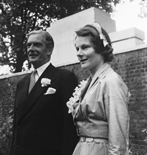 Anthony Eden and Clarissa Churchill on the day of their wedding Anthony Eden and Clarissa Churchill on the day of their wedding