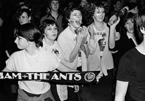 Antmania in London fans of Adam Ant pop singer 1981 Antmania in London fans of Adam Ant pop singer 1981