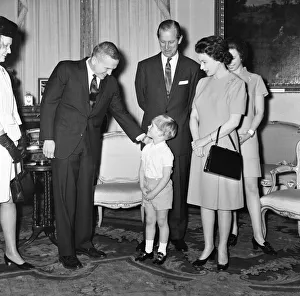 Apollo Astronaut Frank Bowman and wife Susan meet HRH Queen Elizabeth II, Prince Philip Apollo Astronaut Frank Bowman and wife Susan meet HRH Queen Elizabeth II, Prince Philip
