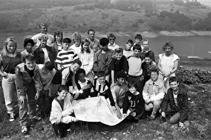 Here we are! These youngsters enjoying an adventure holiday Scammonden activity centre Here we are! These youngsters enjoying an adventure holiday Scammonden activity centre