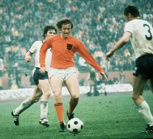 Ari Haan Holland football player faces Bransch 1974 Ari Haan Holland football player faces Bransch 1974