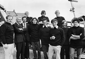 Former Ark Royal skipper Rear Admiral Wilfred Graham (second from left Former Ark Royal skipper Rear Admiral Wilfred Graham (second from left