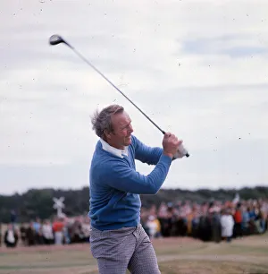Arnold Palmer 31st July 1972 American golfer using a wood C/T Arnold Palmer 31st July 1972 American golfer using a wood C/T
