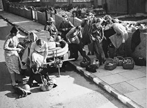 ARP women prepare for an an exercise with fire fighting equipment during WW2 1942 ARP women prepare for an an exercise with fire fighting equipment during WW2 1942