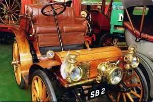 Arrol-Johnston car December 1999 one of the first all-British car built in Paisley Arrol-Johnston car December 1999 one of the first all-British car built in Paisley