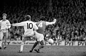 Arsenal 3 v. Aston Villa 1. Division 1 football. February 1980 LF01-20-046 Arsenal 3 v. Aston Villa 1. Division 1 football. February 1980 LF01-20-046