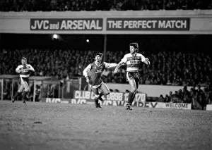Arsenal 3 v. Queens Park Rangers 1. Division One Football. December 1986 LF21-11-004 Arsenal 3 v. Queens Park Rangers 1. Division One Football. December 1986 LF21-11-004