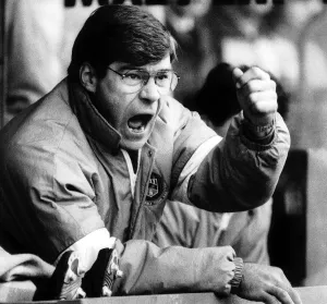 Arsenal Newcastle and Former England player Malcolm MacDonald watching his team from Arsenal Newcastle and Former England player Malcolm MacDonald watching his team from