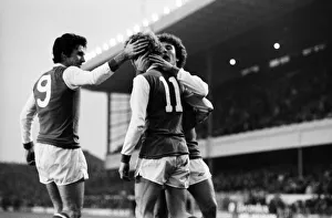 Arsenal v. Brighton and Hove Albion. November 1980 LF05-05-055 Football Division Arsenal v. Brighton and Hove Albion. November 1980 LF05-05-055 Football Division