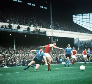 Arsenal v Manchester City football league match at Highbury Alan Ball in action for Arsenal v Manchester City football league match at Highbury Alan Ball in action for