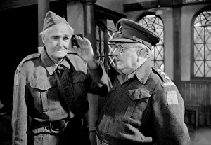 Arthur Lowe who plays Captain Mainwaring (right) and John Laurie (Private Frazer Arthur Lowe who plays Captain Mainwaring (right) and John Laurie (Private Frazer